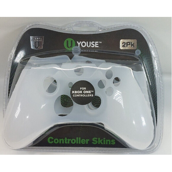Xbox One Controller Skins Youse Maximum Grip White Brand New - Picture 1 of 3